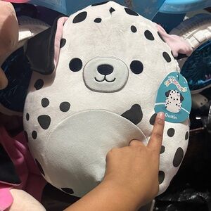 Squishmallows Black and White Dalmatian Plush